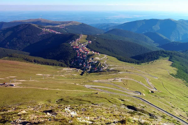 Vista Aérea Resort Una Montaña — Foto de Stock