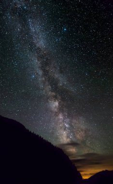 Norther yarımkürede görüldüğü gibi Samanyolu Gökadası