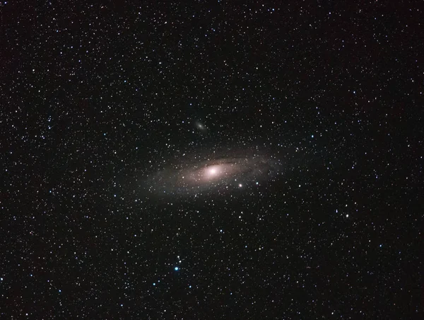 Galaxia Andrómeda Disparada Con Una Lente 135 Espacio Profundo — Foto de Stock
