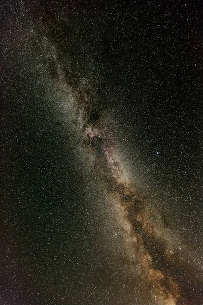 Galaxia Calea Lactee Văzută Emisfera Nordică — Fotografie, imagine de stoc