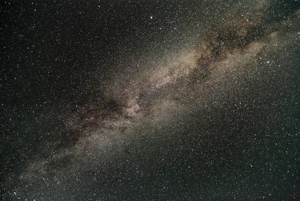 Galaxia Calea Lactee Văzută Emisfera Nordică — Fotografie, imagine de stoc