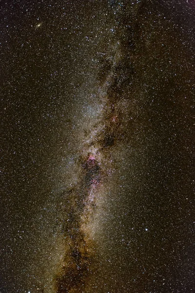 Galaxie Voie Lactée Vue Dans Hémisphère Nord — Photo