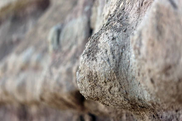 Arkeoloji Sitesi Ayrıntılarda Jeolojik Katmanlarında Closeup Görünümü — Stok fotoğraf