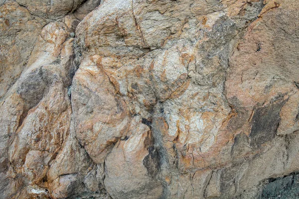 Vista Perto Camadas Geológicas Sítio Arqueologia Detalhes — Fotografia de Stock