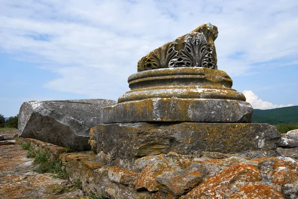 Ancient Roman Fortress Ruins Archaeology Dig Site — Stock Photo, Image