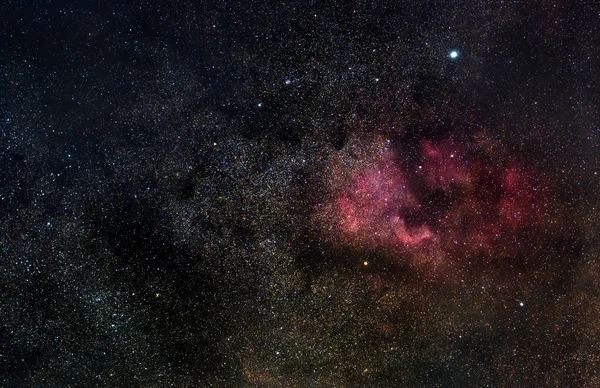 Deep Space Shot Von Nordamerika Nebel Und Umgebung — Stockfoto