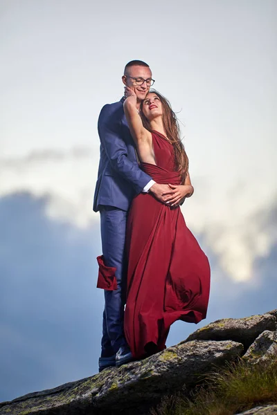 Couple on mountain