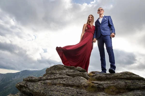 Couple on mountain