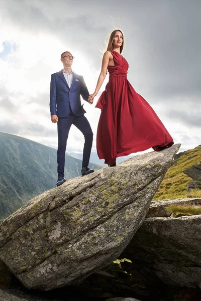 Par på berg — Stockfoto