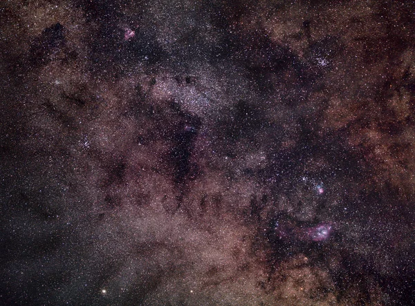 Samanyolu Nun Nebulas Galaktik Kolu — Stok fotoğraf