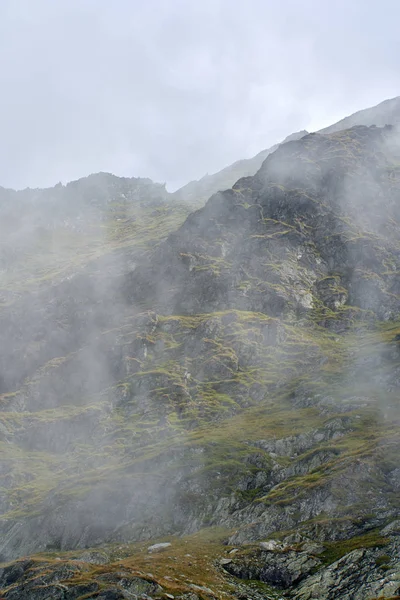 夏の終わりの山頂の美しい風景 — ストック写真