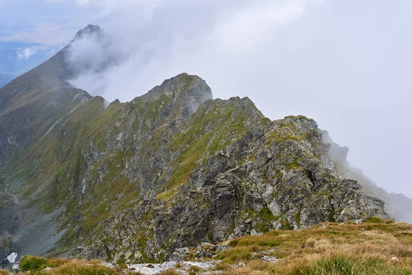 Picturesque Landscape Mountain Peaks Late Summer — Stock Photo, Image