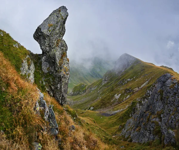Panorama Alta Resolución Las Montañas Cárpatas Rumania — Foto de Stock