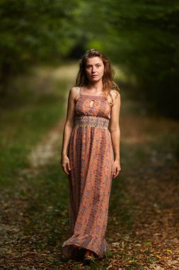 Büyülü ormandaki peri, sığ alan derinliği