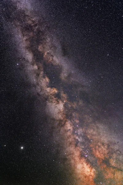 Melkwegstelsel Zomertijd Het Noordelijk Halfrond — Stockfoto