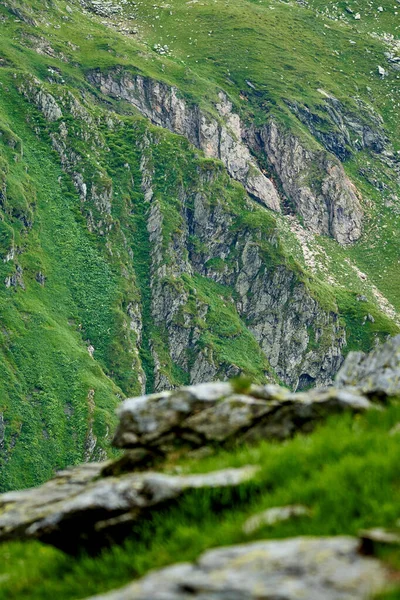 Paysage Avec Hauts Sommets Rocheux Été — Photo