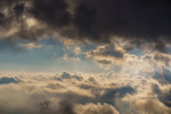 Chmury Wysokościowe Górach Idealne Wykorzystania Jako Zasób Graficzny Taki Jak — Zdjęcie stockowe
