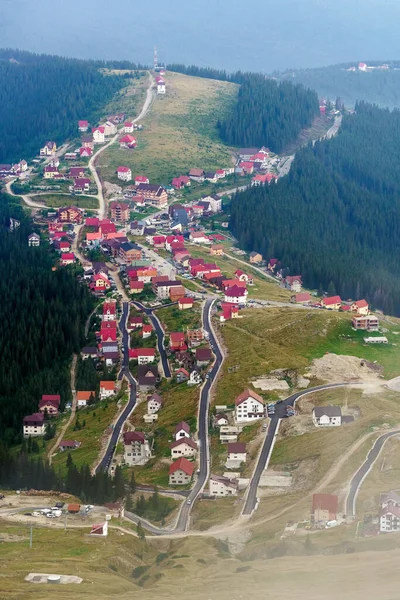 Resort between mountains and pine forests