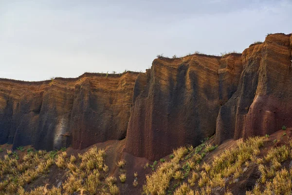 Formações Vulcânicas Caldeira Vulcão Extinto Por Milhões Anos — Fotografia de Stock