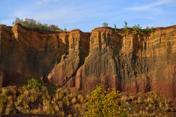 Vulkanische Formationen Aus Der Caldera Eines Seit Millionen Jahren Erloschenen Stockbild