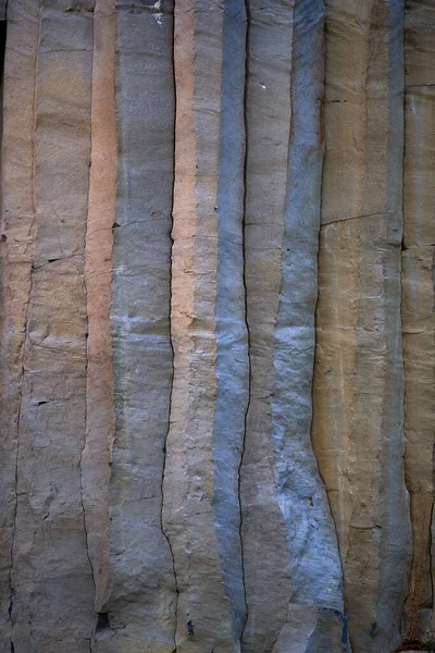 Basalt Columns Formed Extinct Volcano — Stock Photo, Image