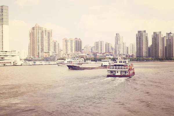 Shanghai China Juli 2015 China Stadsgezicht Van Financial District — Stockfoto