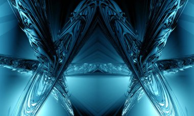 Geleceksel arkaplanın 3d görüntülenmesi