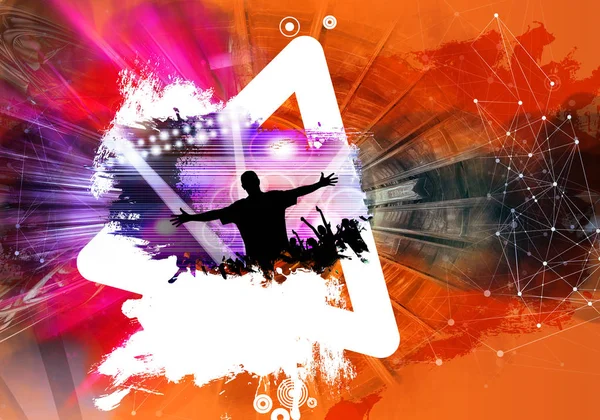 Büyük müzik etkinliği. Poster veya afiş için arkaplan hazır.