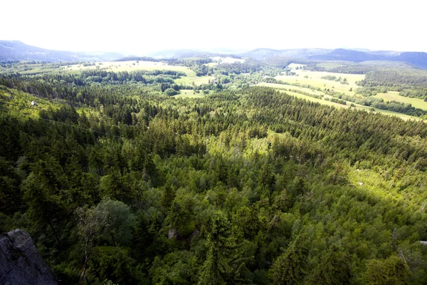 Sudety Floresta Montanha Polônia — Fotografia de Stock