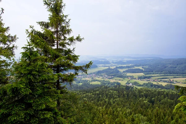 Landscape Table Mountains Stolowe Mountains National Park Poland — Stock Photo, Image