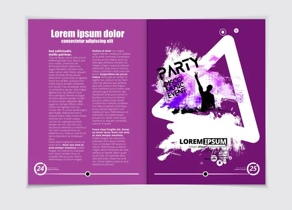 Brochure Lay Out Vector Gemakkelijk Bewerkbaar — Stockvector
