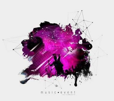 Kalabalık konser kaldırdı elleriyle. Müzik Festivali.