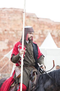 Czersk, Polonya - 23 Haziran, 2018: tarihsel piknik 