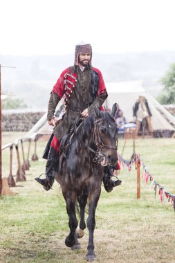 Czersk, Polonya - 23 Haziran, 2018: tarihsel piknik 