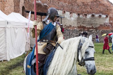 Czersk, Polonya - 23 Haziran, 2018: tarihsel piknik 