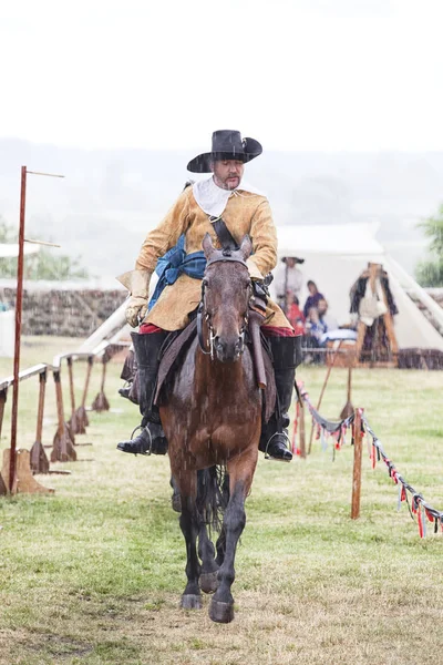 Czersk, Polonya - 23 Haziran, 2018: tarihsel piknik 