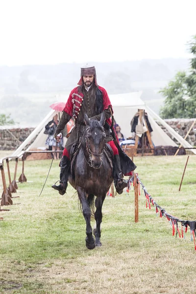 Czersk, Polonya - 23 Haziran, 2018: tarihsel piknik 
