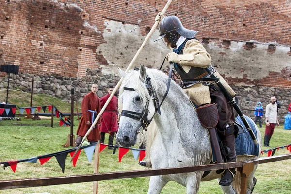 Czersk, Polonya - 23 Haziran, 2018: tarihsel piknik 