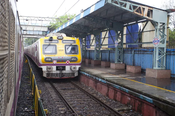 Mumbai India July 2018 Old Rusty Rails Leading Mumbai Central — Stock Photo, Image