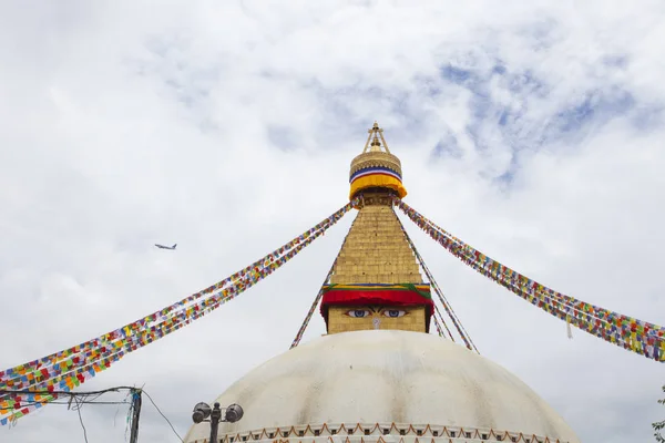 Boudha Stupa Boudhanath Kathmandu Nepal Patrimonio Mondiale Dell Unesco — Foto Stock