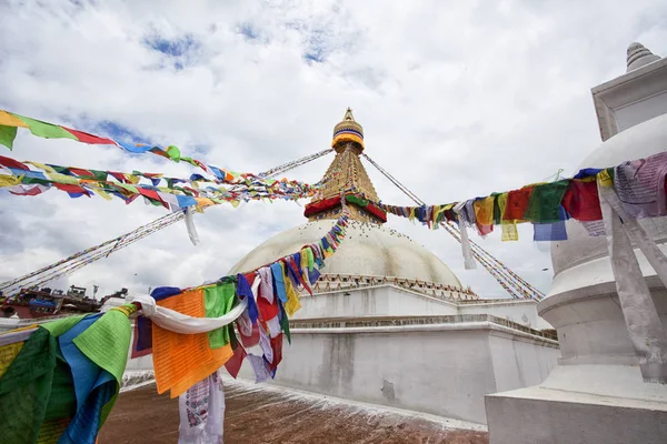 Boudha Stupa Boudhanath Kathmandu Nepal Patrimonio Mondiale Dell Unesco — Foto Stock