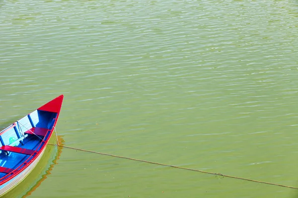 Kleines Holzboot Auf Dem Phewa See Pokhara Nepal — Stockfoto