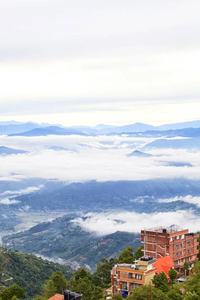 Sunrise Nagarkot Nepal Himalaya Mountains Bekijken — Stockfoto