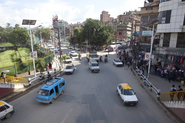 Kathmandu Nepal Luglio 2018 Street Nel Distretto Thamel Kathmandu Thamel — Foto Stock