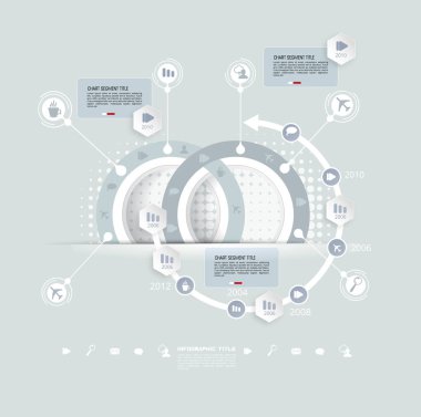 İş Infographic düzeni, vektör çizim  