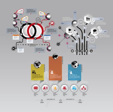 İş Infographic düzeni, vektör çizim  