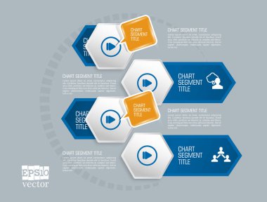 Renkli sunum şablonu tasarlayabilirsiniz. Vektör arka plan.