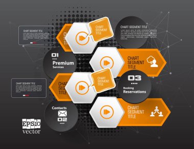 Renkli sunum şablonu tasarlayabilirsiniz. Vektör arka plan.