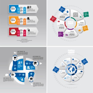 Renkli sunum şablonu tasarlayabilirsiniz. Vektör arka plan.