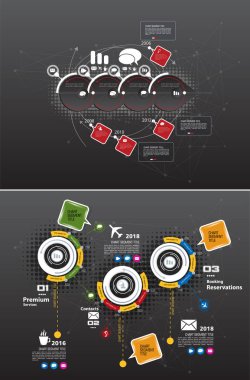 Renkli sunum şablonu tasarlayabilirsiniz. Vektör arka plan.